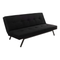 BAKU 2-Seater Sofa Bed, Black