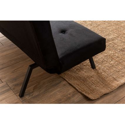 BAKU 2-Seater Sofa Bed, Black