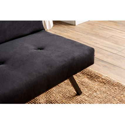 BAKU 2-Seater Sofa Bed, Black
