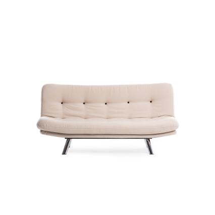 BAKU two-seater sofa bed, cream