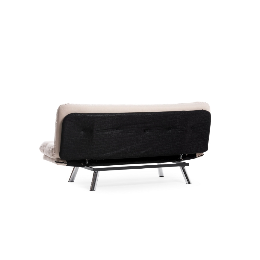 BAKU two-seater sofa bed, cream