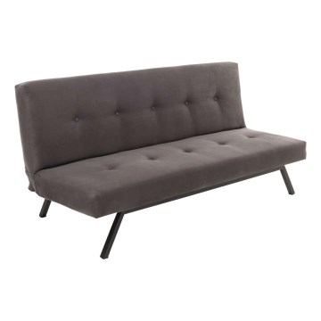 BAKU Two-Seater Sofa Bed, Grey