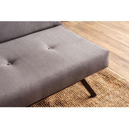 BAKU Two-Seater Sofa Bed, Grey