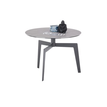 BALANCE coffee table Ø 60 cm, grey/anthracite