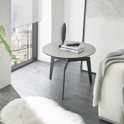 BALANCE coffee table Ø 60 cm, grey/anthracite