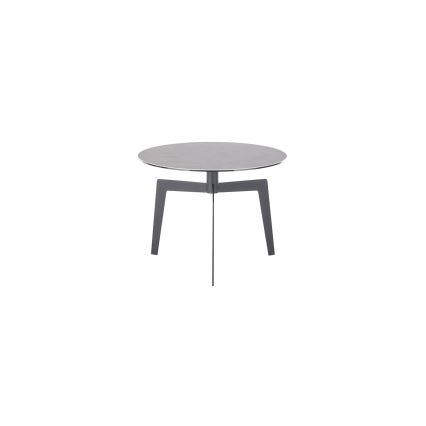 BALANCE coffee table Ø 60 cm, grey/anthracite