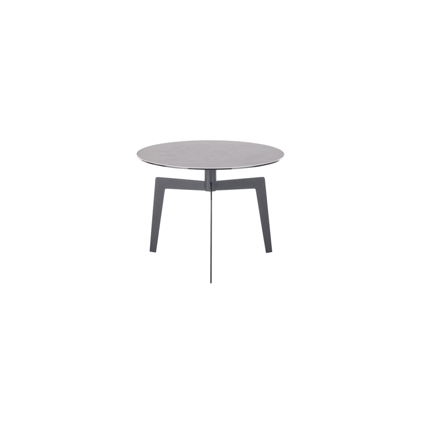 BALANCE coffee table Ø 60 cm, grey/anthracite