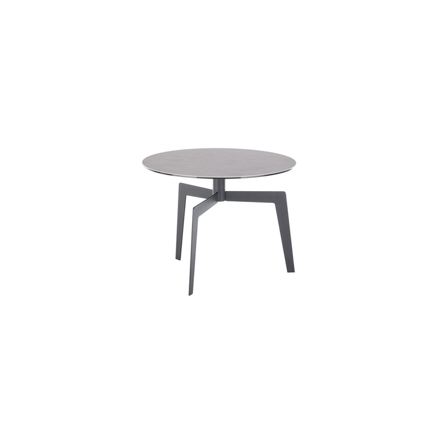 BALANCE coffee table Ø 60 cm, grey/anthracite