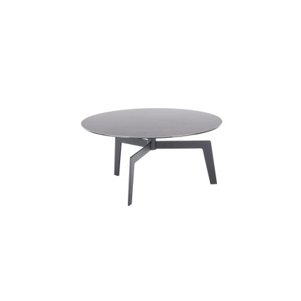 BALANCE Coffee Table Ø 80 cm, Grey/Anthracite