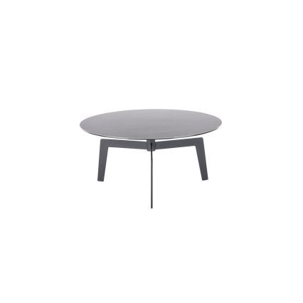 BALANCE Coffee Table Ø 80 cm, Grey/Anthracite