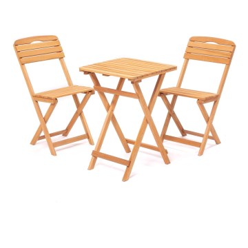 Balcony set beech