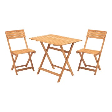 Balcony set beech