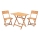 Balcony set beech