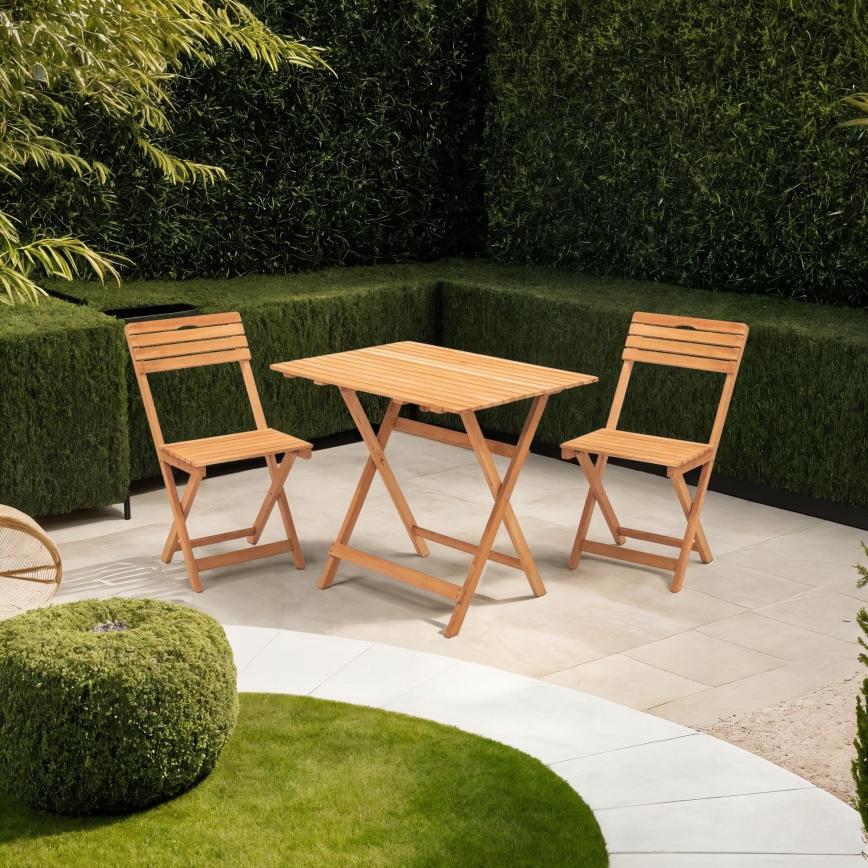 Balcony set beech