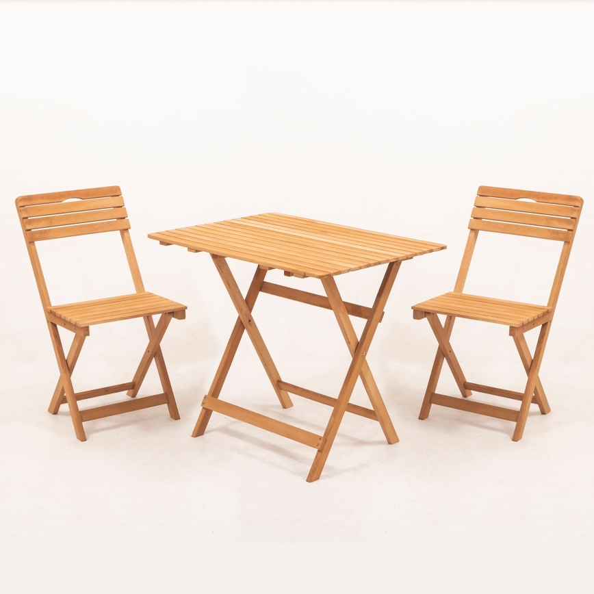 Balcony set beech