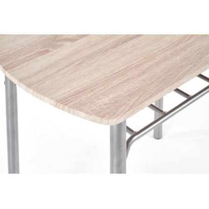 Balcony set LANCE 82x50 cm metal/Sonoma oak