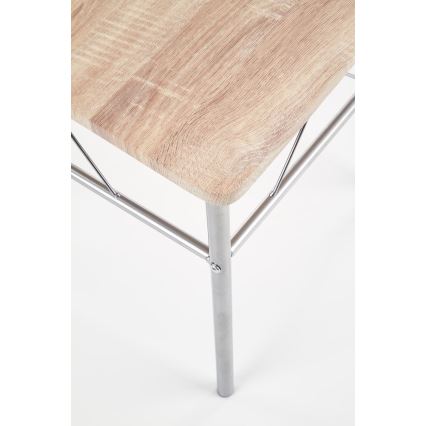 Balcony set LANCE 82x50 cm metal/Sonoma oak