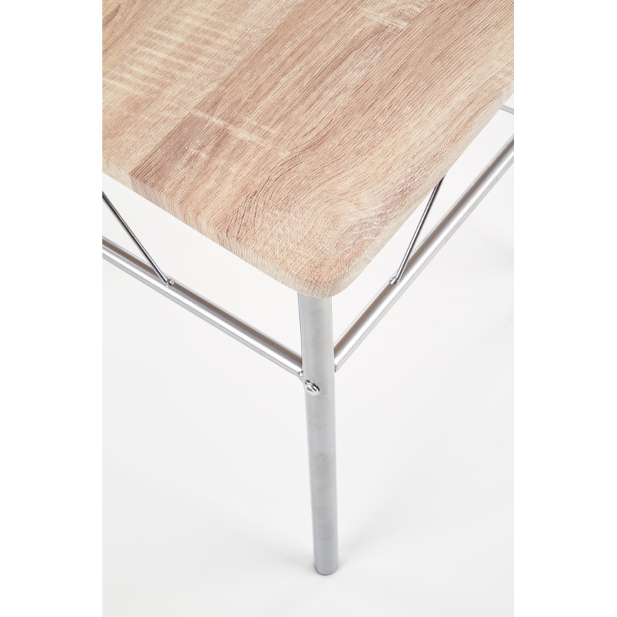 Balcony set LANCE 82x50 cm metal/Sonoma oak