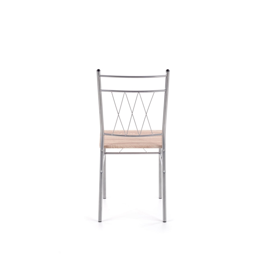 Balcony set LANCE 82x50 cm metal/Sonoma oak