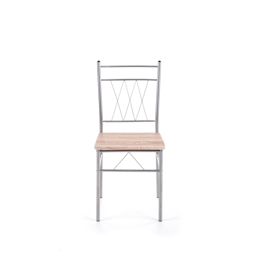 Balcony set LANCE 82x50 cm metal/Sonoma oak