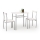 Balcony set LANCE metal/wood