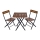 Balcony set wood/metal