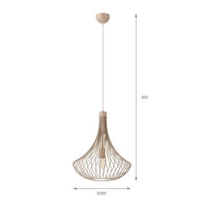 BALERINA Cable Pendant Lamp 1xE27/15W/230V Beige