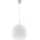 BALL cable-hung pendant lamp 1x E27/15W/230V, Ø 30 cm, white