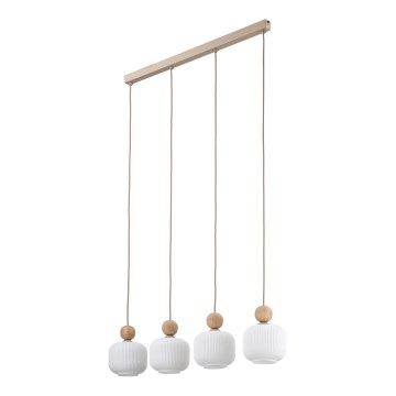 BALLO cable pendant light, 4x E14/10W/230V, beige