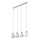 BALLO cable pendant light, 4x E14/10W/230V, beige