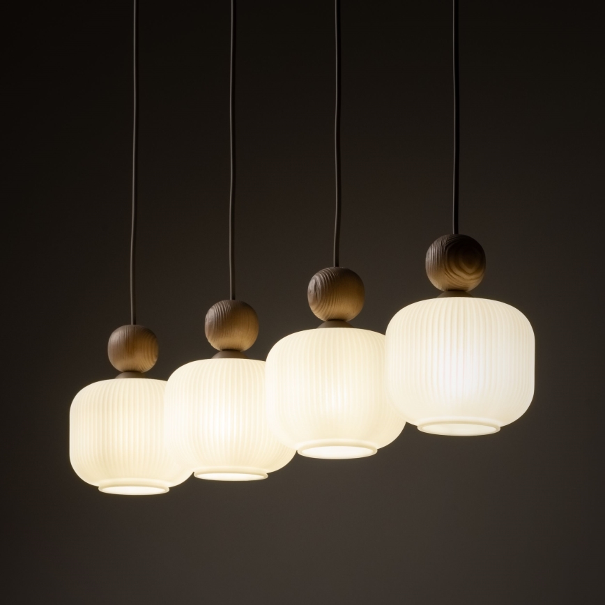 BALLO cable pendant light, 4x E14/10W/230V, beige