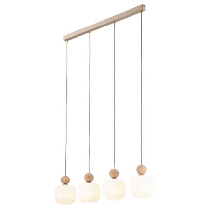 BALLO cable pendant light, 4x E14/10W/230V, beige