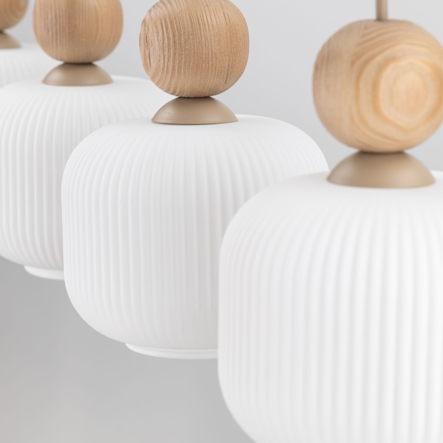 BALLO cable pendant light, 4x E14/10W/230V, beige
