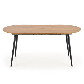 BALNOR Dining Table Oak/Black