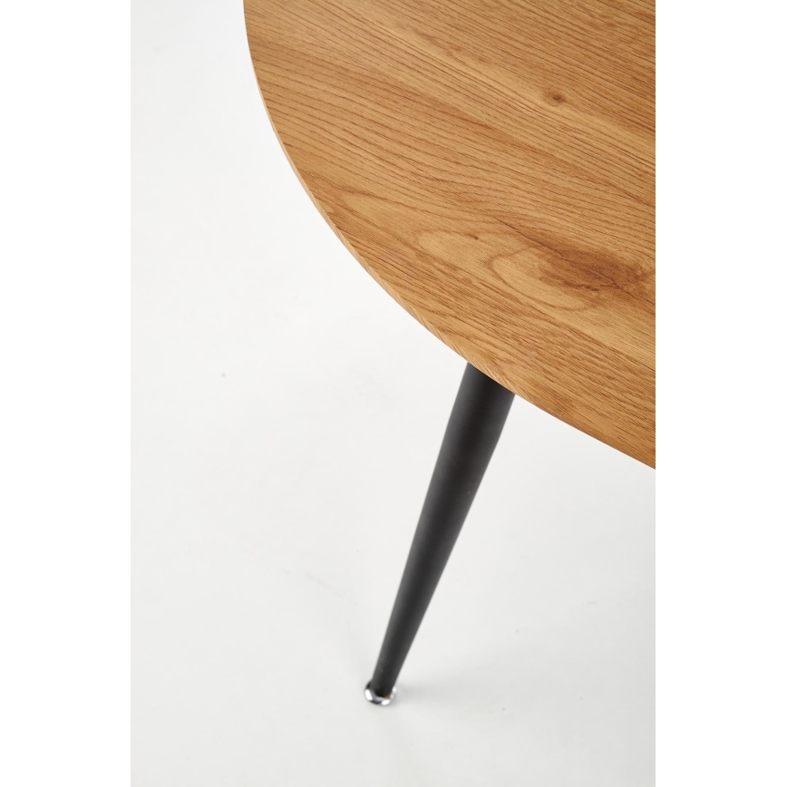 BALNOR Oak/Black Dining Table