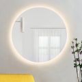 Baltica Design - BRIGHT LED Illuminated Bathroom Wall Mirror, 15W/230V, 3000K, diam. 100 cm, IP65