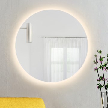 Baltica Design - BRIGHT LED Illuminated Bathroom Wall Mirror, 15W/230V, 3000K, diam. 100 cm, IP65