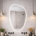 Baltica Design - LED Backlit Bathroom Wall Mirror STONE FLUID LED/15W/230V 4500K 92x55 cm IP65