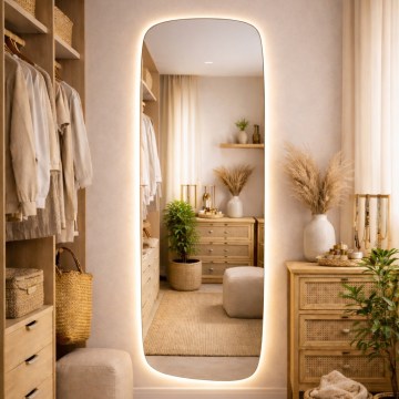 Baltica Design - LED bathroom wall-mounted mirror with backlighting STONE CALM LED/15W/230V 4500K 155x50 cm IP65