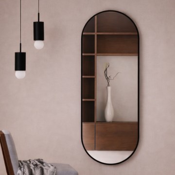 Baltica Design - TINY BORDER Wall Mirror 140x60 cm Black