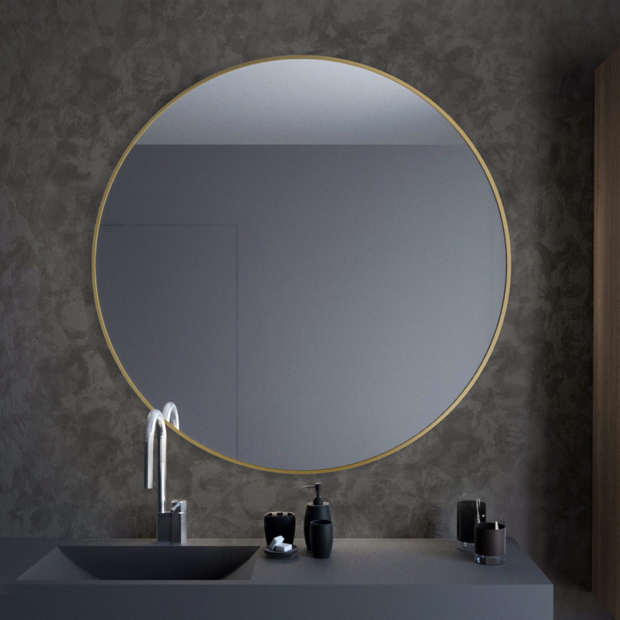 Baltica Design - TINY BORDER Wall Mirror Ø 60 cm, Gold