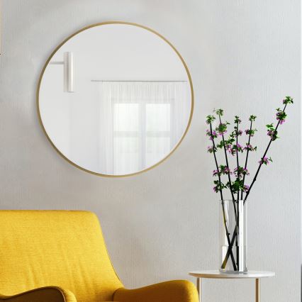 Baltica Design - TINY BORDER Wall Mirror Ø 60 cm, Gold