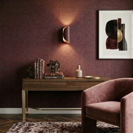 BARBOS Wall light 2xG9/8W/230V burgundy