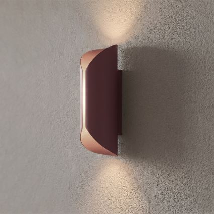 BARBOS Wall light 2xG9/8W/230V burgundy