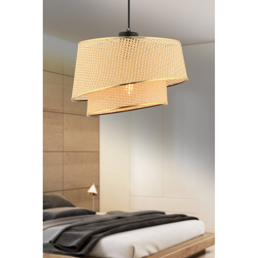 BARETTE Pendant Lamp 1xE27/60W/230V Brown/Gold