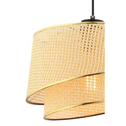 BARETTE Pendant Lamp 1xE27/60W/230V Brown/Gold