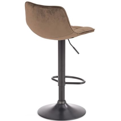 Barstool 106x43 cm anthracite/brown