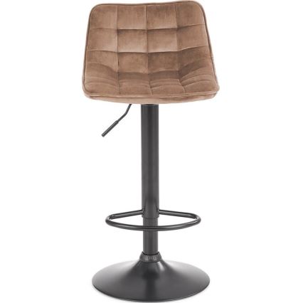 Barstool 106x43 cm anthracite/brown