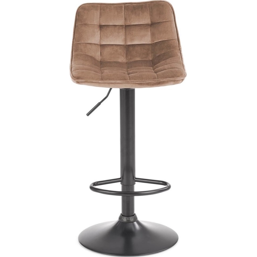 Barstool 106x43 cm anthracite/brown