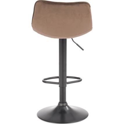 Barstool 106x43 cm anthracite/brown